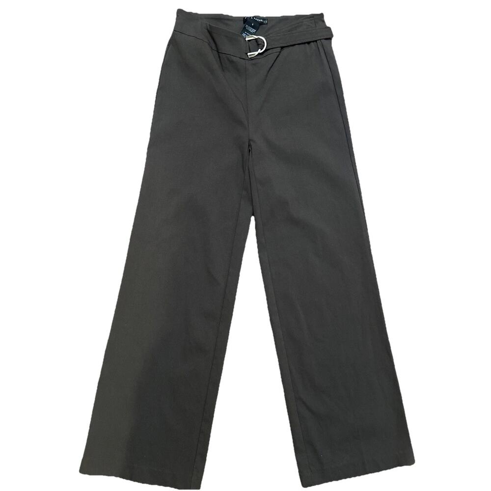 Zac And Rachel Pants Brown 6 Wide Leg Cropped Pants